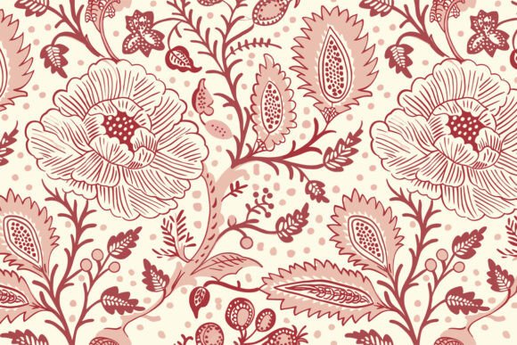 Download Block-printed Pattern Kalamkari Muhgal11 - Printed Collection