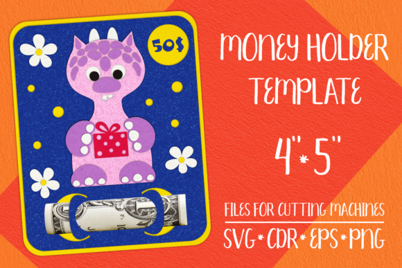 Download Funny Monster Birthday Money Holder - Old Collection