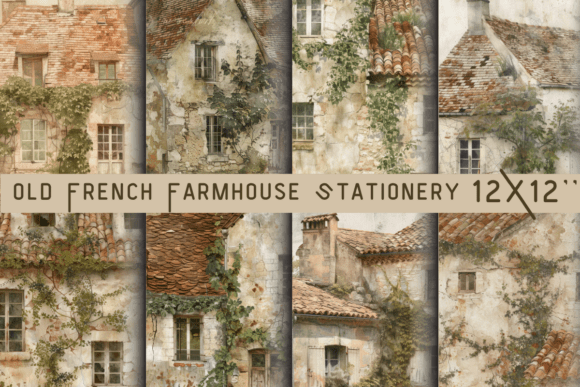 Download Old French Farmhouse Stationery Paper - Old Collection