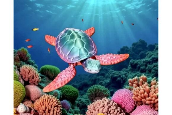 Download 3D Printed Articulated Sea Turtle - Printed Collection